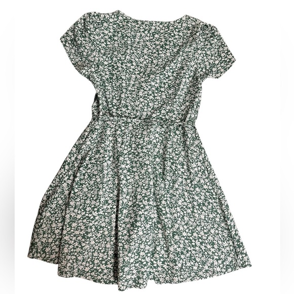 SHEIN Womens Floral Green and White A-Line Sundress NEW without tags - Picture 4 of 9